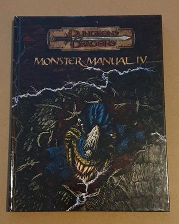 Dungeons and Dragons 3.5 Monster Manual 4 D&D beschikbaar voor biedingen