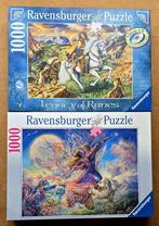 Ravensburger puzzels #15.445.6 + #15.670.2, Ophalen of Verzenden, 500 t/m 1500 stukjes, Zo goed als nieuw, Legpuzzel