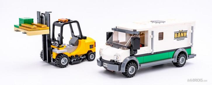 Lego trein 60198: Geldtransport + heftruck + extra boef!!!, Kinderen en Baby's, Speelgoed | Duplo en Lego, Nieuw, Lego, Complete set
