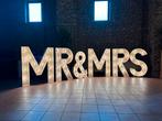 Mr & Mrs lichtletters bruiloft, Ophalen, Zo goed als nieuw