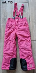 110 Zgan! Fuchsia skibroek met afneembare bretels, Ophalen of Verzenden, Zo goed als nieuw, Meisje, Sport- of Zwemkleding