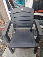4 Hartman tuinstoelen (2 wit, 2x zwart), Tuin en Terras, Ophalen, Gebruikt, Kunststof
