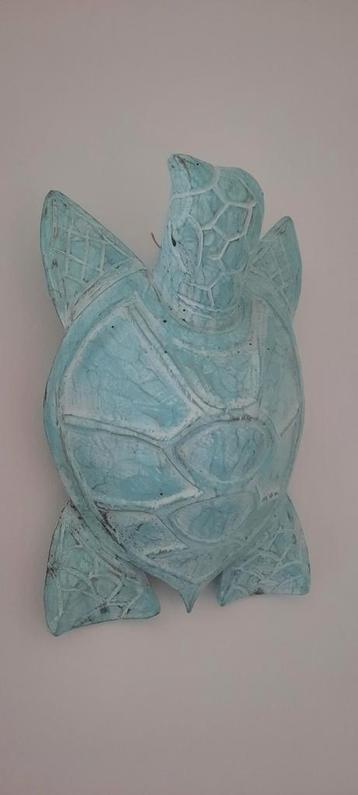 Houten Schildpad Beeld beschikbaar voor biedingen