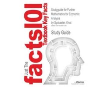 Further Mathematics For Economic Analysi 9780273713289 beschikbaar voor biedingen