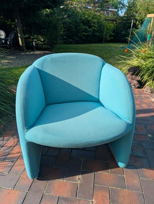 Artifort Ben fauteuil van Pierre Paulin pastelturquoise, Huis en Inrichting, Fauteuils, Gebruikt, Stof, 50 tot 75 cm, Minder dan 75 cm