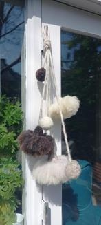 DECORATOEF, 3 toeven, bollen, 3 soorten gevilte wol, Verzenden, Nieuw, Versiering, Wolvilt