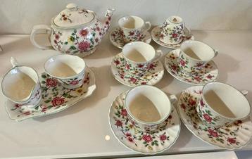 Engels theeservies van James Kent Old Foley, Staffordshire beschikbaar voor biedingen