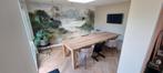 Grote eiken tafel 270x100 nieuw onbehandeld 6 tot 8 persoons, Huis en Inrichting, Tafels | Eettafels, Ophalen, Strak, 200 cm of meer