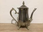 Vintage Zilveren Koffiekan, Overige materialen, Gebruikt, Schaal, Rond