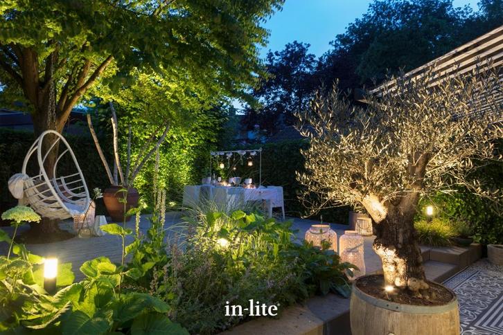 Inlite tegen de scherpste prijzen!, Tuin en Terras, Buitenverlichting, Nieuw, Overige typen, Rvs, Minder dan 50 watt, Netvoeding