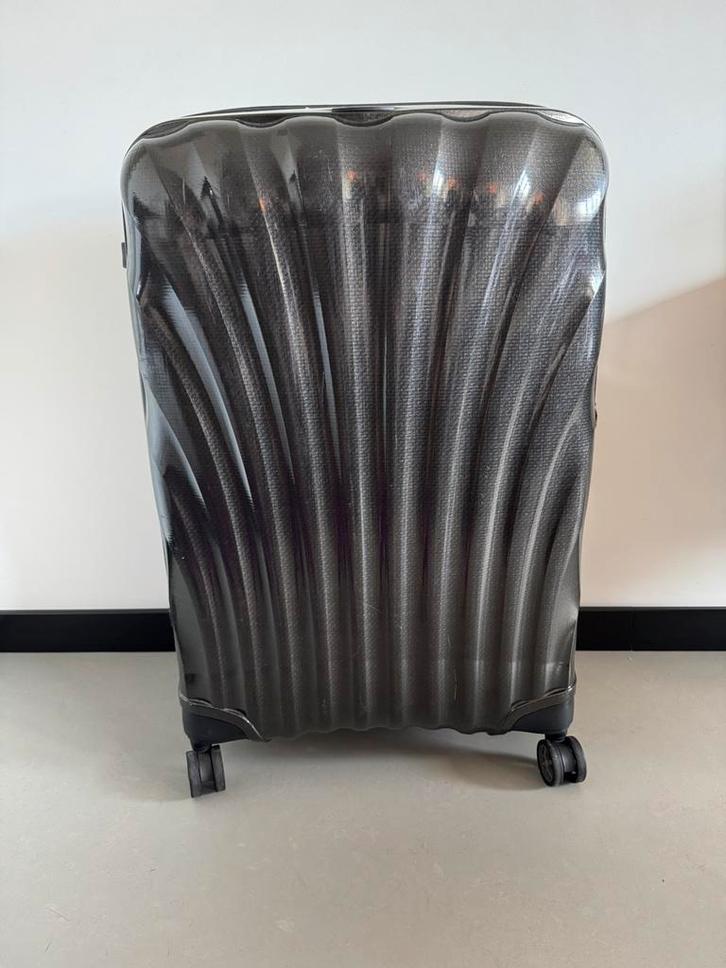 Samsonite C-Lite Spinner 75cm Black, Sieraden, Tassen en Uiterlijk, Koffers, Zo goed als nieuw, Hard kunststof, 70 cm of meer