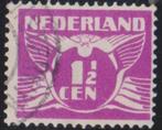 1925 Drukfout 1.5 cen ipv cent NVPH 171 af, Postzegels en Munten, Verzenden, Gestempeld