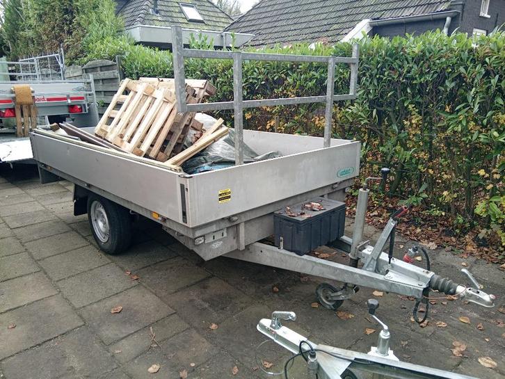 Keurige Atec Plateauwagen 1300 kg - wie biedt?, Auto diversen, Aanhangers en Bagagewagens, Gebruikt, Ophalen