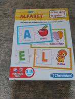 Alfabet Puzzel - Clementoni, Ophalen of Verzenden, Minder dan 500 stukjes, Zo goed als nieuw, Legpuzzel