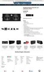 Rockford Fosgate R2-2x10 2x10 inch subwoofer, Auto diversen, ESX, Nieuw, Am Breilingsweg 3, 76709 Kronau, Duitsland, Ophalen of Verzenden