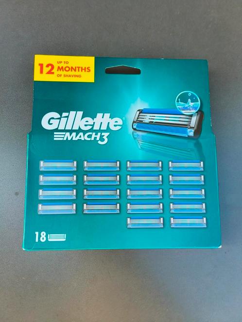 Gillette Mach3 18-pack, Sieraden, Tassen en Uiterlijk, Uiterlijk | Gezichtsverzorging, Nieuw, Verzorging, Ophalen