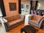 Bankstel, loveseat, 3-zits en 1,5-zits fauteuil, Ophalen, Gebruikt, Overige maten, 75 tot 100 cm