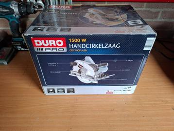 Duro Pro Handcirkelzaag 1500W. Heel netjes! beschikbaar voor biedingen