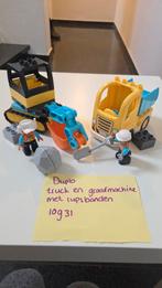 Lego Duplo 10931 Trucks en Graafmachine - Compleet, Ophalen of Verzenden, Gebruikt, Complete set, Duplo