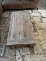Eikenhouten Salontafel Rechthoekig, Huis en Inrichting, Tafels | Salontafels, Ophalen, Gebruikt, 100 tot 150 cm, Eikenhout