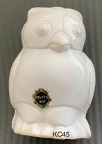 Delfts Wit Keramische Uil - 14cm, Antiek en Kunst, Antiek | Keramiek en Aardewerk, Ophalen of Verzenden