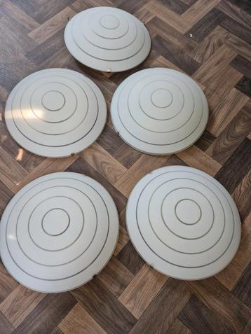 5 glazen plafonnières - Ikea beschikbaar voor biedingen