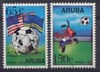 Aruba 142/3 postfris WK Voetbal 1994, Ophalen of Verzenden, Postfris