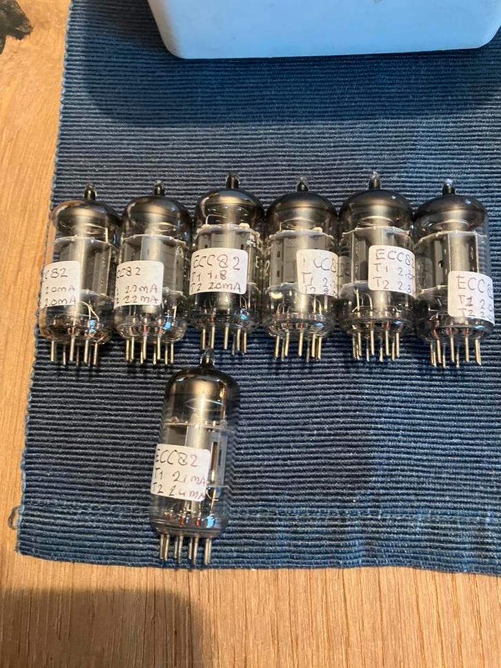 Electronenbuizen ECC82 6922 12ax7 etc Philips Mullard JAN ed, Audio, Tv en Foto, Buizenversterkers, Buis of Buizen, Ophalen of Verzenden