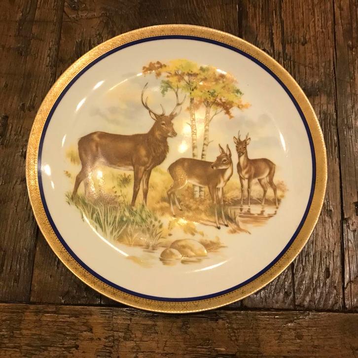 Wildtafereel Bord - Decoratief, Antiek en Kunst, Antiek | Wandborden en Tegels, Ophalen of Verzenden