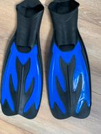 Te Koop: prachtige, blauwe, zwemvliezen, zwemflippers, Watersport en Boten, Ophalen of Verzenden, Zo goed als nieuw, Snorkelvinnen