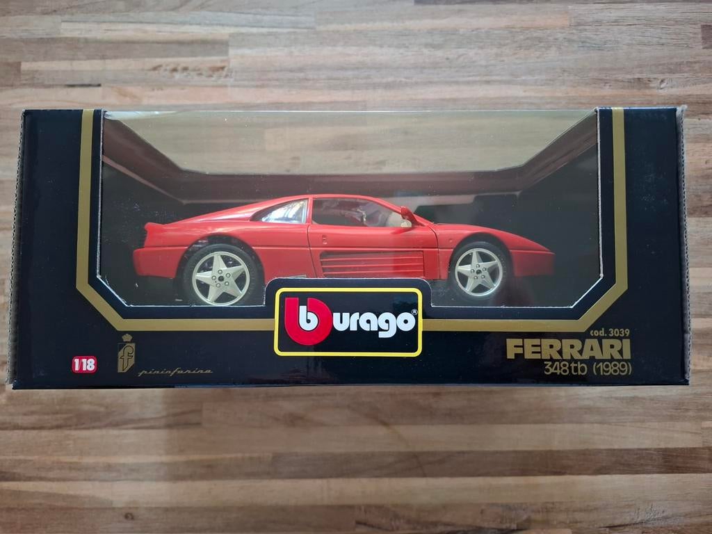 Bburago Ferrari 348 tb (1989) Modelauto, Ophalen of Verzenden, Zo goed als nieuw, Auto, Bburago