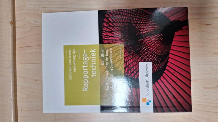Rapportagetechniek - Bas Andeweg, Boeken, Studieboeken en Cursussen, Zo goed als nieuw, HBO, Ophalen of Verzenden