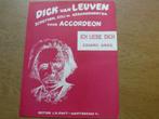 ICH LIEBE DICH - GRIEG - VOOR ACCORDEON, Ophalen of Verzenden, Nieuw, Accordeon