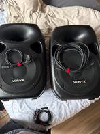 Vonyx SPS122 Speakerset met/zonder standaards, Gebruikt, 120 watt of meer, Front, Rear of Stereo speakers, Ophalen
