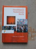 Tiende druk hoofdlijnen Nederlands recht. In nieuwstaat., Ophalen of Verzenden, Alpha, Zo goed als nieuw, HBO