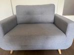 Grijze Loveseat Palermo Wehkamp, Huis en Inrichting, Fauteuils, Ophalen, Zo goed als nieuw, Stof, 75 tot 100 cm
