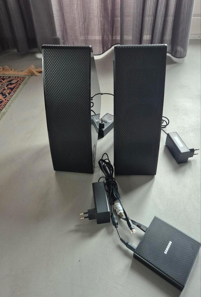 Samsung Draadloze Speakerset WAM550, Audio, Tv en Foto, Luidsprekers, Gebruikt, Overige typen, 60 tot 120 watt, Overige merken