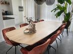 Eettafel ovaal | Massief eiken bladen | Div. modellen