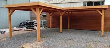 Nieuwe Hoek Overkapping Douglas Hout 6x6 meter beschikbaar voor biedingen