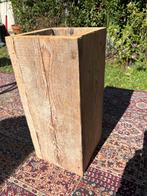 Steigerhouten Plantenbak Vierkant 22x22x51cm, Ophalen, Gebruikt, Minder dan 60 cm, Vierkant