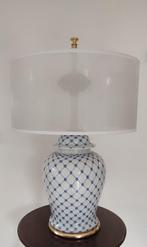 Grote porseleinen Italiaanse Vintage tafellamp Mangani, Huis en Inrichting, Lampen | Tafellampen, Ophalen, 50 tot 75 cm, Klassiek