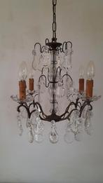 Oude Franse kroonluchter 25HH (nuzzelspul), Ophalen of Verzenden, Gebruikt