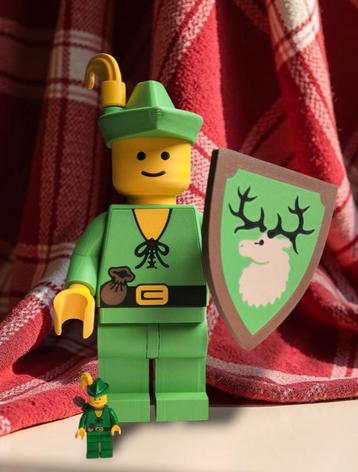 Mega maxi figure van een vintage lego forestmen !! beschikbaar voor biedingen
