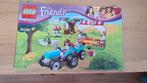 Lego friends traktor & markt kraam 41026, Ophalen of Verzenden, Zo goed als nieuw