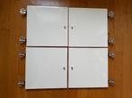 Kallax deurtjes wit glanzend, Ophalen, Minder dan 50 cm, Gebruikt, Kallax