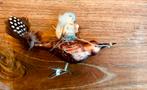 Kerstvogeltje met vintage engeltje oude kerstversiering, Antiek en Kunst, Curiosa en Brocante, Ophalen of Verzenden