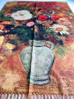 Sjaal schilderij Bouquet de Fleurs van Odilon Redon, Duitsland, Maat 46/48 (XL) of groter, Nieuw, Ophalen of Verzenden