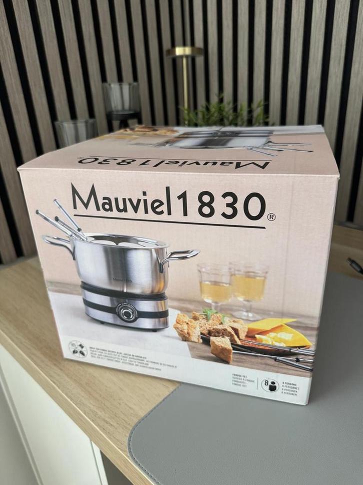 Mauviel1830 Fondue Set – 8 personen – Nieuw in doos, Witgoed en Apparatuur, Fonduesets, Zo goed als nieuw, Fondueset, Ophalen of Verzenden