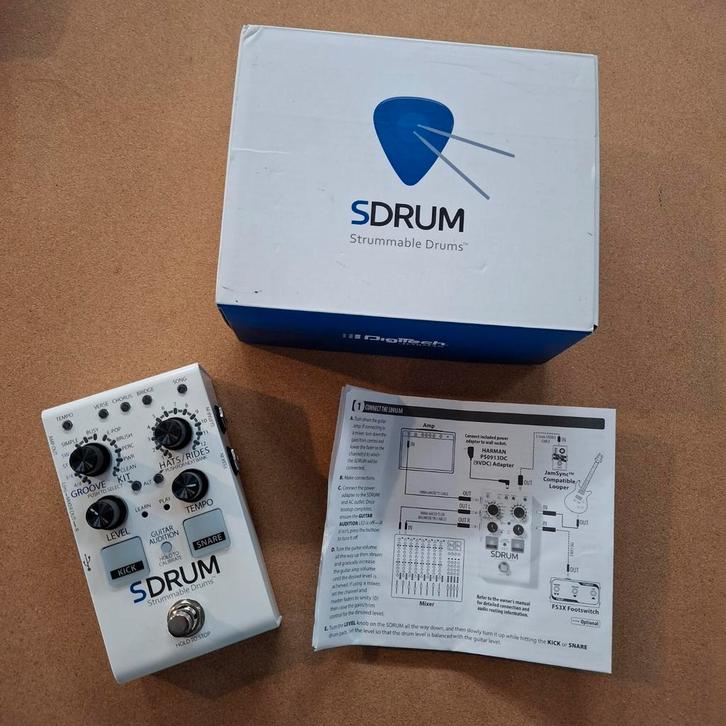 Digitech SDRUM Strummable Drums, Muziek en Instrumenten, Effecten, Zo goed als nieuw, Overige typen, Ophalen of Verzenden