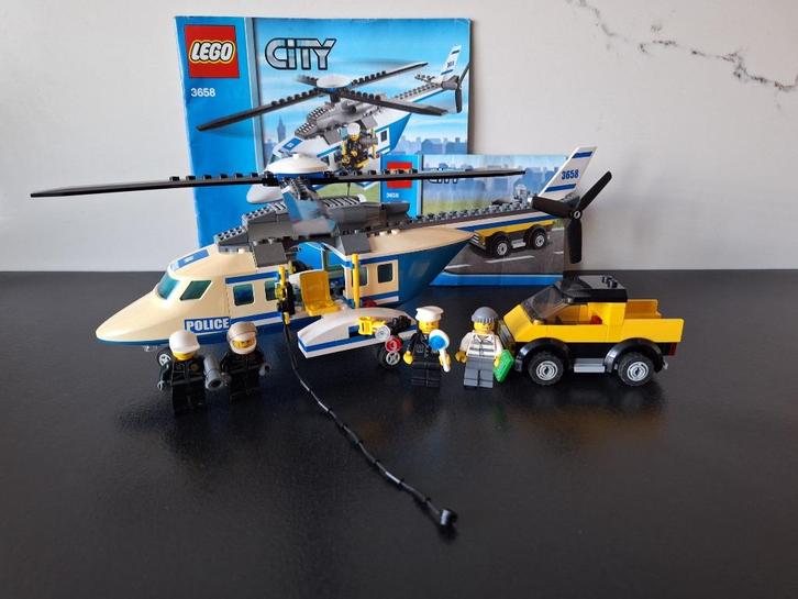 Lego 3658 City – Politiehelikopter, Kinderen en Baby's, Speelgoed | Duplo en Lego, Zo goed als nieuw, Lego, Complete set, Ophalen of Verzenden